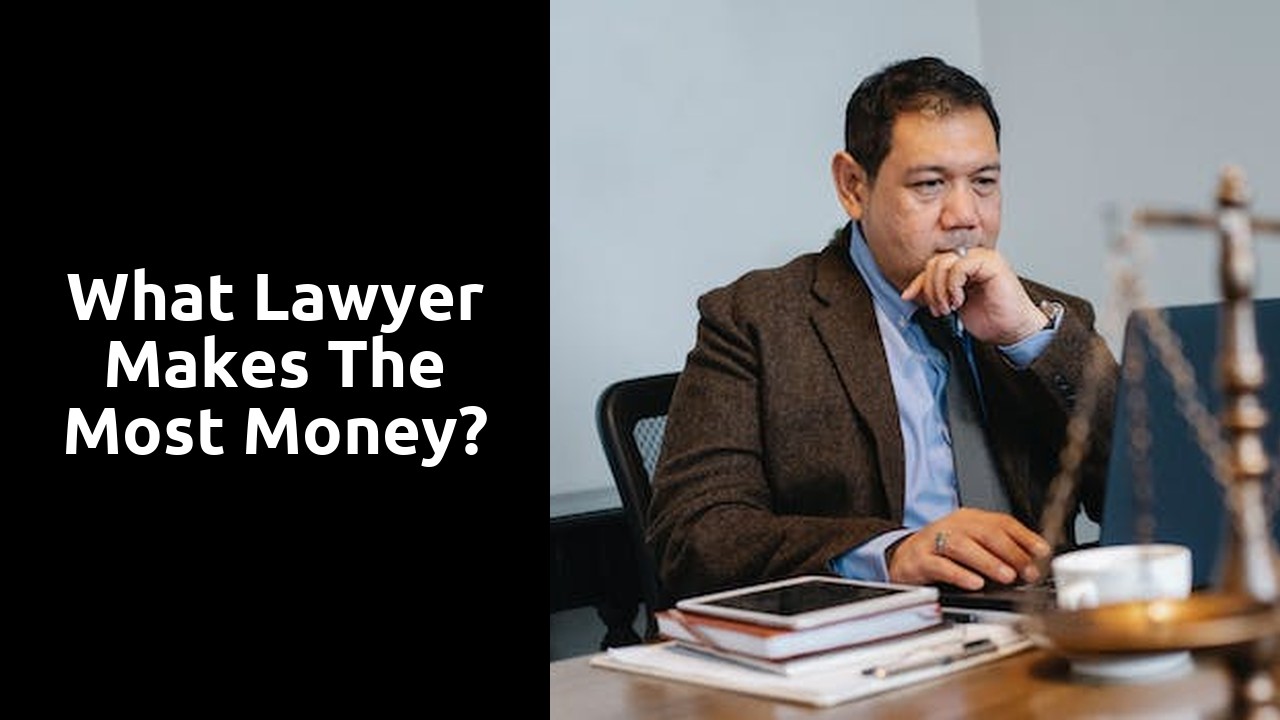 What lawyer makes the most money?