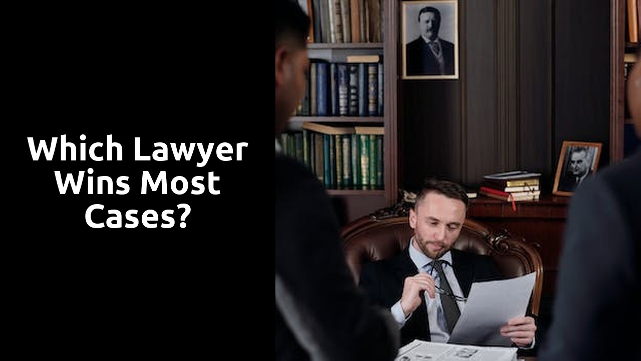 Which lawyer wins most cases?
