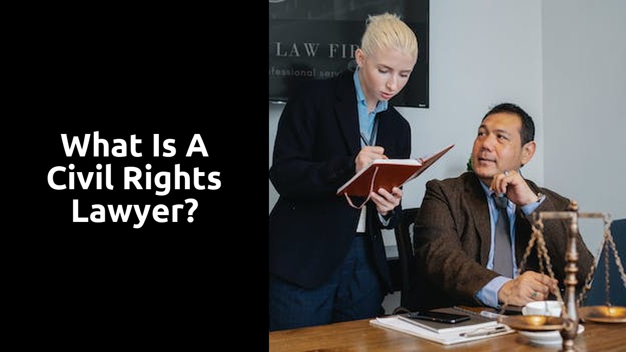 What is a civil rights lawyer?
