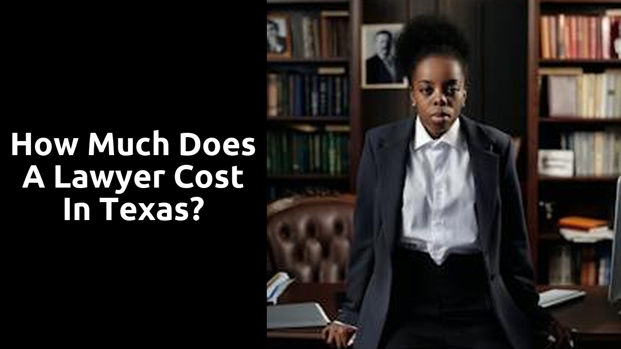 How much does a lawyer cost in Texas?