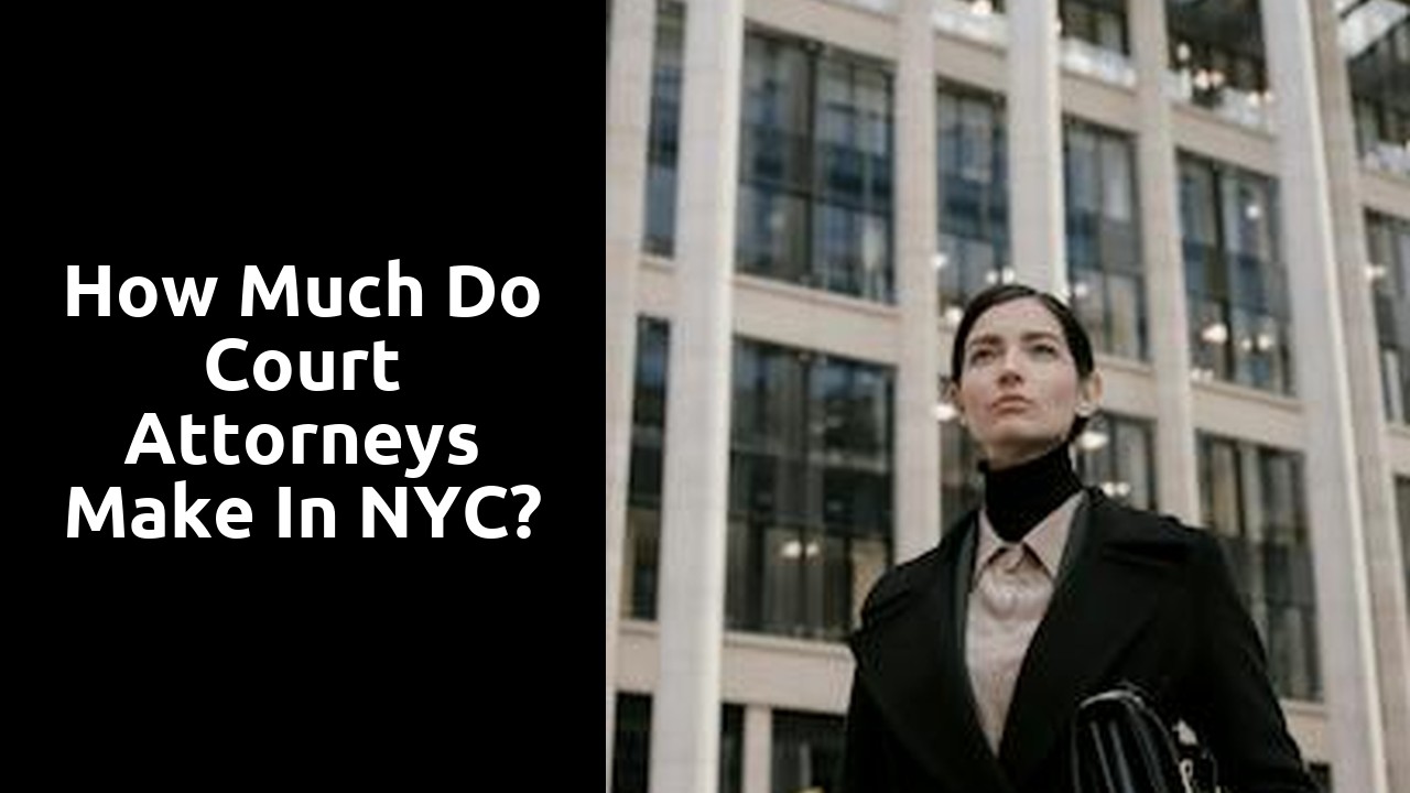 How much do court attorneys make in NYC?
