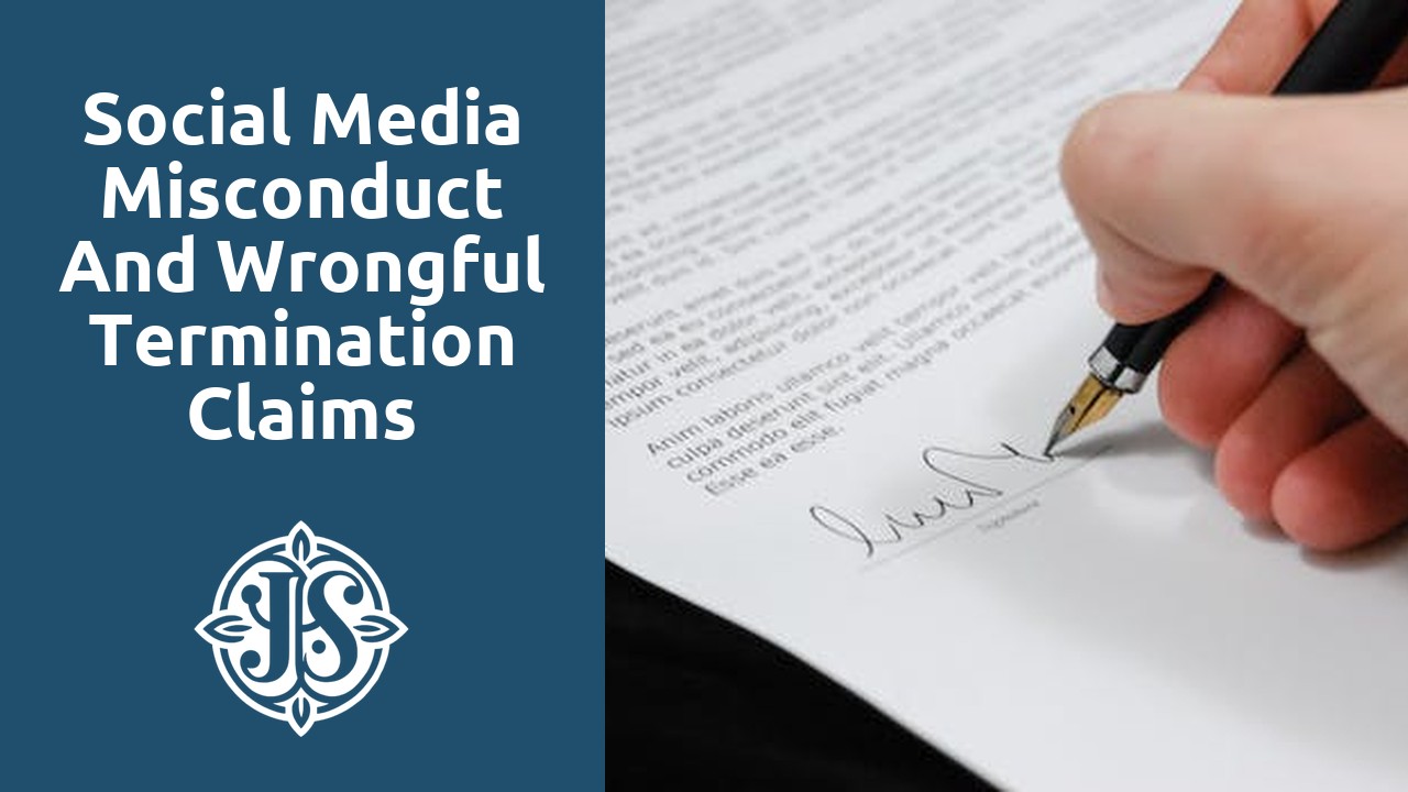 Social Media Misconduct and Wrongful Termination Claims